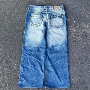 Men's Blue Bootcut Jeans